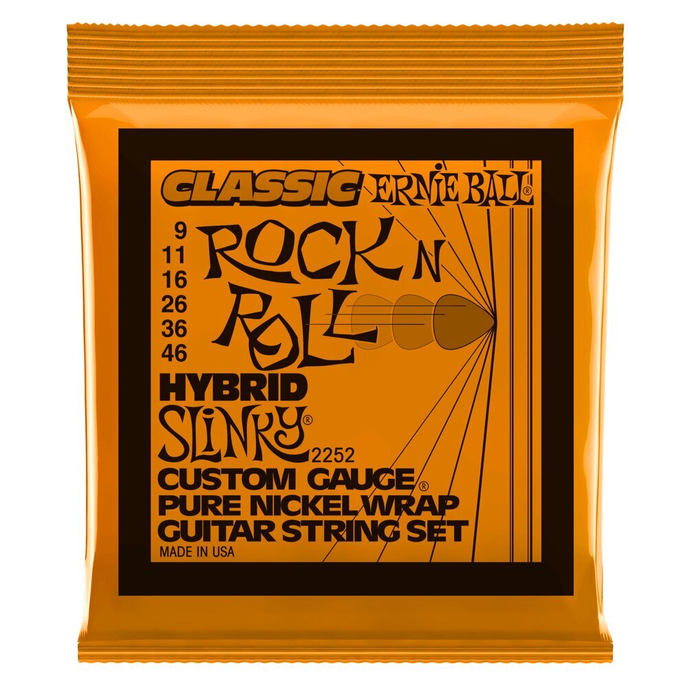 Sähkökitaran kielet Ernie Ball Classic Rock'n'Roll Super Slinky 9-46 hinta ja tiedot | Soittimien lisätarvikkeet | hobbyhall.fi