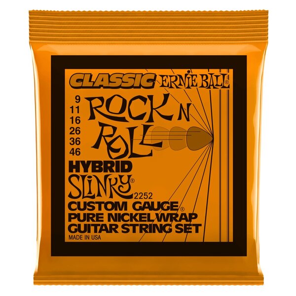 Sähkökitaran kielet Ernie Ball Classic Rock'n'Roll Super Slinky 9-46