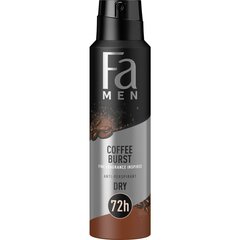 Miesten suihkedeodorantti Fa Men Anti-Perspirant Coffee Burst, 150 ml hinta ja tiedot | Deodorantit | hobbyhall.fi