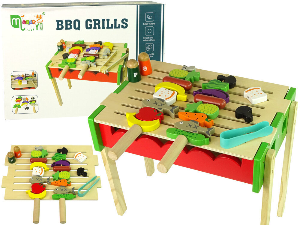 Tyttöjen leikkigrilli Lean Toys BBQ grilli hinta ja tiedot | Tyttöjen lelut | hobbyhall.fi