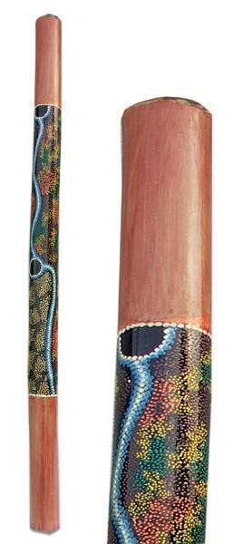 Bambulla maalattu didgeridoo Terre 38140013 hinta ja tiedot | Puhallinsoittimet | hobbyhall.fi