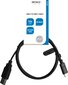 Deltaco USBC-1004-LSZHUSB, USB-A/USB-C, 1m hinta ja tiedot | Puhelinkaapelit | hobbyhall.fi