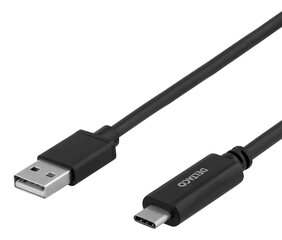Deltaco USBC-1004-LSZHUSB, USB-A/USB-C, 1m hinta ja tiedot | Puhelinkaapelit | hobbyhall.fi