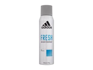 Miesten suihkedeodorantti Adidas Fresh, 150 ml hinta ja tiedot | Deodorantit | hobbyhall.fi