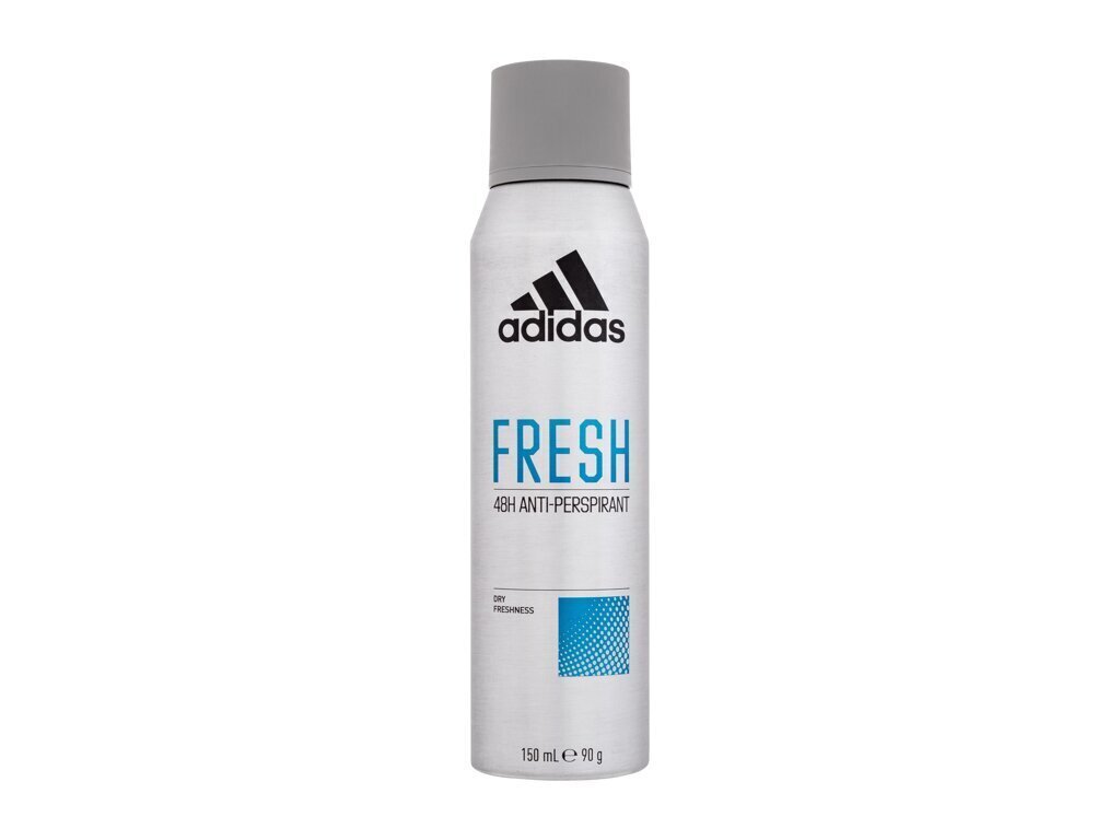 Miesten suihkedeodorantti Adidas Fresh, 150 ml hinta ja tiedot | Deodorantit | hobbyhall.fi