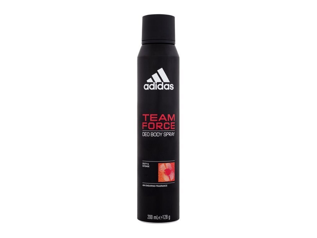 Deodoranttispray Adidas Team Force 200 ml hinta ja tiedot | Deodorantit | hobbyhall.fi