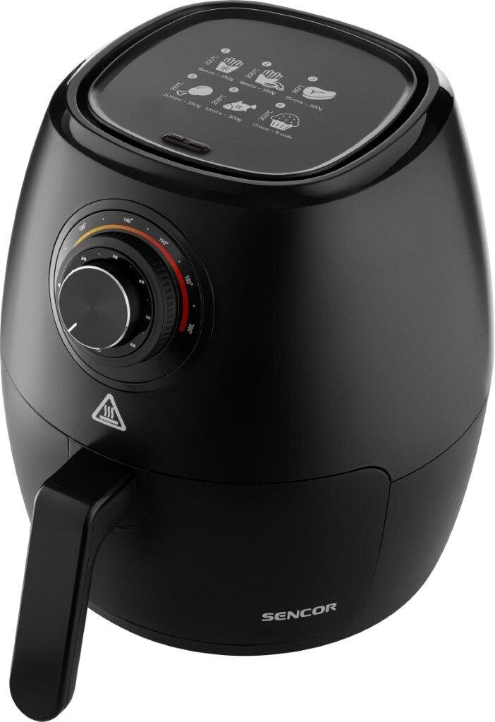 Sencor SFR 3130BK, airfryer hinta ja tiedot | Airfryerit ja friteerauskeittimet | hobbyhall.fi