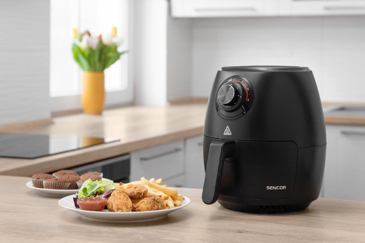 Sencor SFR 3130BK, airfryer hinta ja tiedot | Airfryerit ja friteerauskeittimet | hobbyhall.fi