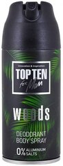 Suihkedeodorantti Top Ten Woods, 150 ml hinta ja tiedot | Deodorantit | hobbyhall.fi