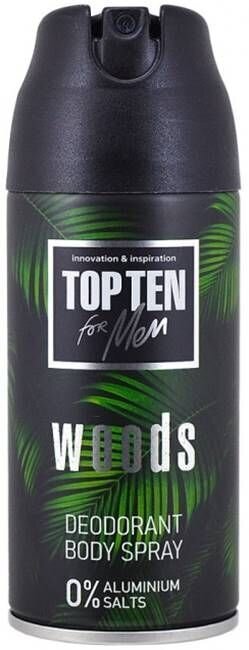 Suihkedeodorantti Top Ten Woods, 150 ml hinta ja tiedot | Deodorantit | hobbyhall.fi