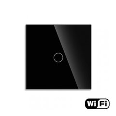 WiFi yksipiiriinen kosketuskytkin, musta 600W hinta ja tiedot | FEELSPOT Kodin remontointi | hobbyhall.fi