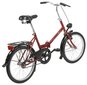 Taitettava polkupyörä AZIMUT Fold 20" 2023, punainen hinta ja tiedot | Polkupyörät | hobbyhall.fi