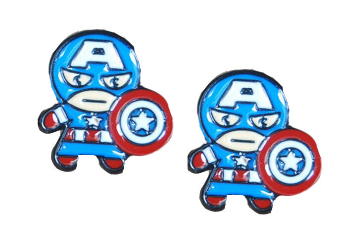 Korvakorut Marvel Captain America hinta ja tiedot | Korvakorut | hobbyhall.fi