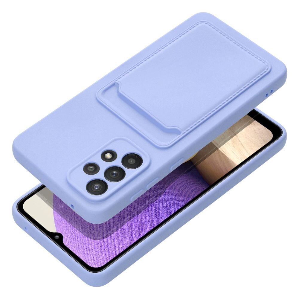 Puhelinkotelo Forcell CARD - SAMSUNG A53 5G , violetti hinta ja tiedot | Puhelimen kuoret ja kotelot | hobbyhall.fi