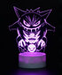 Lamppu 3D Led Pokemon Gengar hinta ja tiedot | Lastenhuoneen valaisimet | hobbyhall.fi