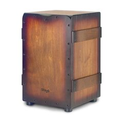 Stagg CAJ-CRATE-SBB -Cajon-rumpu, 32 x 31 x 48 cm, ruskea hinta ja tiedot | Perkussiosoittimet | hobbyhall.fi