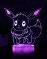 Lamppu 3D Led Pokemon Eevee hinta ja tiedot | Lastenhuoneen valaisimet | hobbyhall.fi