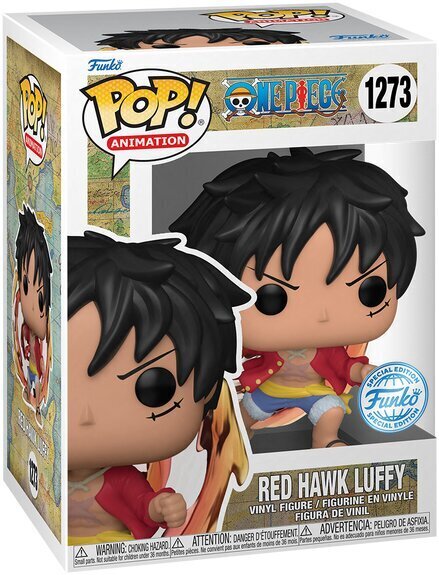 Figuuri Funko POP! One Piece Red Hawk Luffy Exclusive hinta ja tiedot | Pelien oheistuotteet | hobbyhall.fi