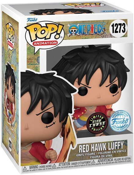 Figuuri Funko POP! Yksiosainen One Piece Red Hawk Luffy Chase