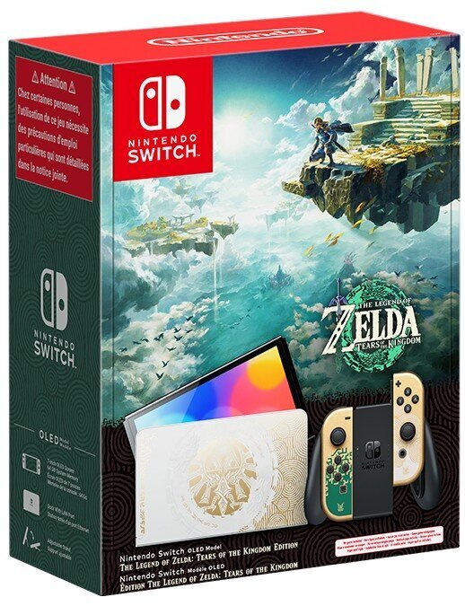 Nintendo Switch OLED - The Legend of Zelda: Tears of the Kingdom Edition hinta ja tiedot | Pelikonsolit | hobbyhall.fi