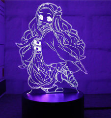 3D Led-valaisin Demon Slayer hinta ja tiedot | Lastenhuoneen valaisimet | hobbyhall.fi