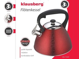 Klausberg vedenkeitin pillellä, 3 l hinta ja tiedot | Kahvipannut ja teekannut | hobbyhall.fi