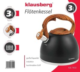 Klausberg vedenkeitin pillellä 3 l hinta ja tiedot | Kahvipannut ja teekannut | hobbyhall.fi