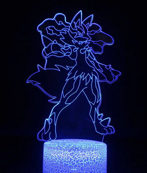 3D Led-valaisin Pokemon hinta ja tiedot | Lastenhuoneen valaisimet | hobbyhall.fi