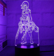 3D Led-valaisin Attack on Titan hinta ja tiedot | Lastenhuoneen valaisimet | hobbyhall.fi