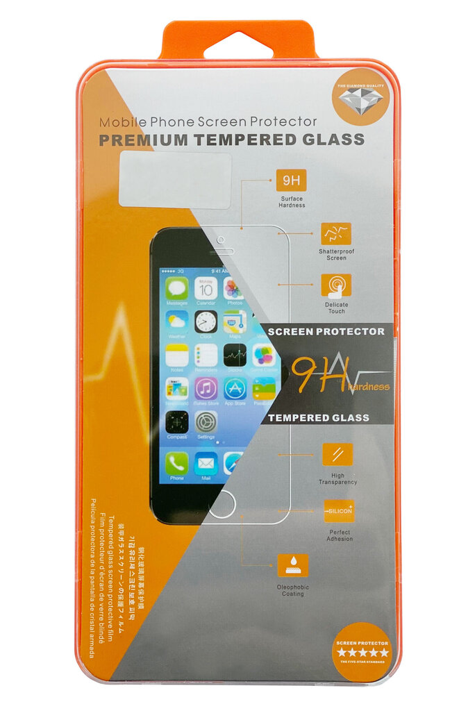 Suojalasi Xiaomi Redmi Note 10 Pro / Max, 9H , Orange hinta ja tiedot | Näytönsuojakalvot ja -lasit | hobbyhall.fi