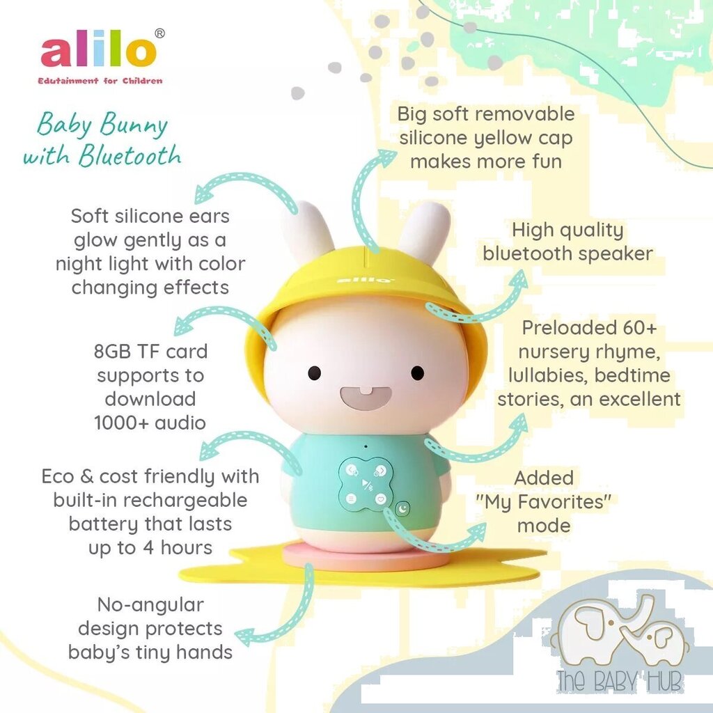 Alilo Baby Bunny Bluetoothin suomiversio (FIN) hinta ja tiedot | Vauvan lelut | hobbyhall.fi