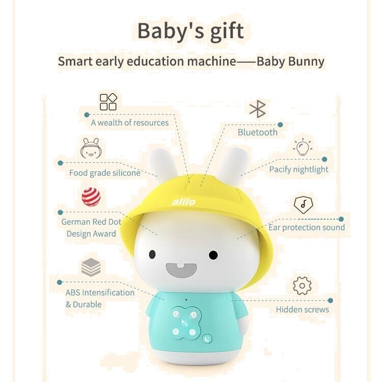 Alilo Baby Bunny Bluetooth (venäjäksi) RUS hinta ja tiedot | Vauvan lelut | hobbyhall.fi