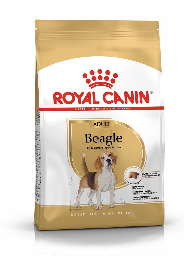 Royal Canin aikuisille beagle Beagle aikuinen, 3 kg hinta ja tiedot | Koiran kuivaruoka | hobbyhall.fi