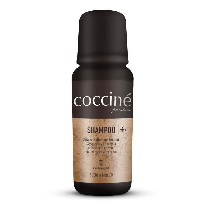 Coccine® Puhdistusvaahto mokkanahalle ja nupukille - Coccine shampoo,75 ml hinta ja tiedot | Vaatteiden ja jalkineiden hoito | hobbyhall.fi