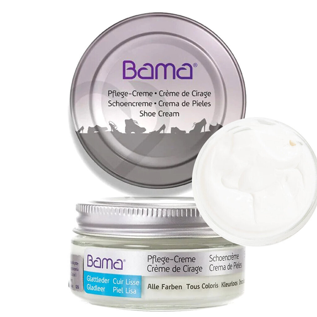 Bama Shoe Cream - Kengänkiilloke nahalle (white 02), 50 ml hinta ja tiedot | Vaatteiden ja jalkineiden hoito | hobbyhall.fi