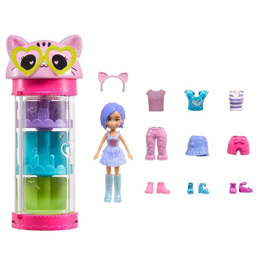 Polly Pocket® pyörivä vaatekaappi hinta ja tiedot | Tyttöjen lelut | hobbyhall.fi