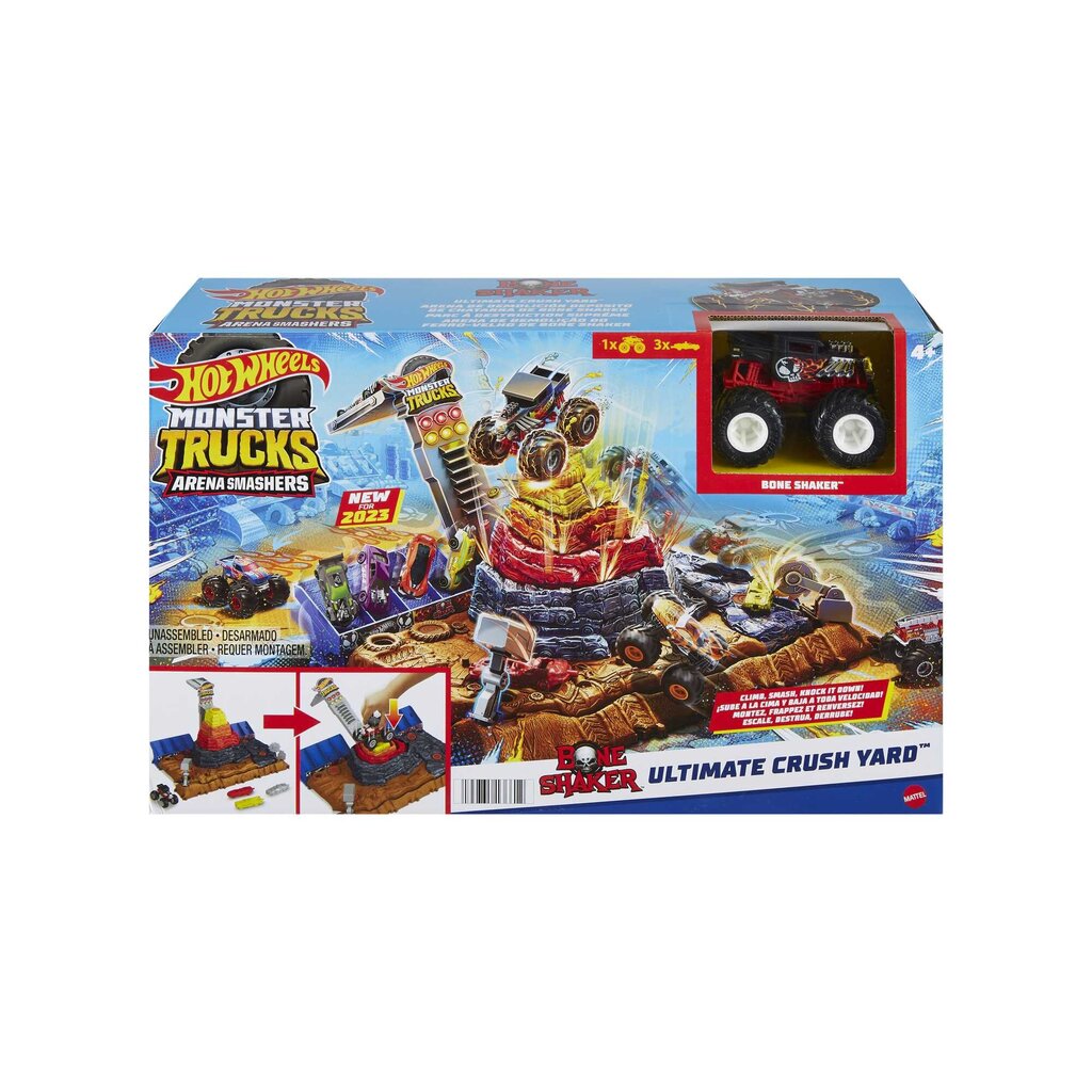 Hot Wheels Monster Trucks Arena Smashers -leikkisetti hinta ja tiedot | Poikien lelut | hobbyhall.fi