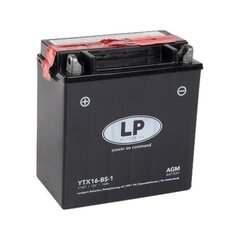 Moottoripyöräakku Landport YTX16-BS-1, 14 Ah 12V hinta ja tiedot | Moottoripyörien akut | hobbyhall.fi