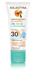 Kolastyna SPF30 aurinkovoide lapsille 75 ml hinta ja tiedot | Lasten ja äitiysajan kosmetiikka | hobbyhall.fi