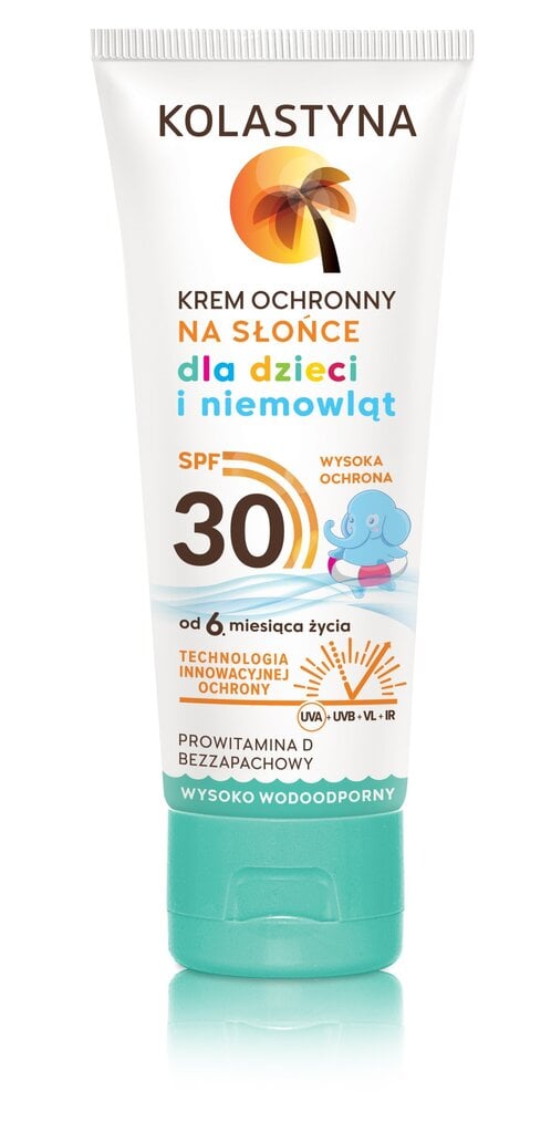 Kolastyna SPF30 aurinkovoide lapsille 75 ml hinta ja tiedot | Lasten ja äitiysajan kosmetiikka | hobbyhall.fi