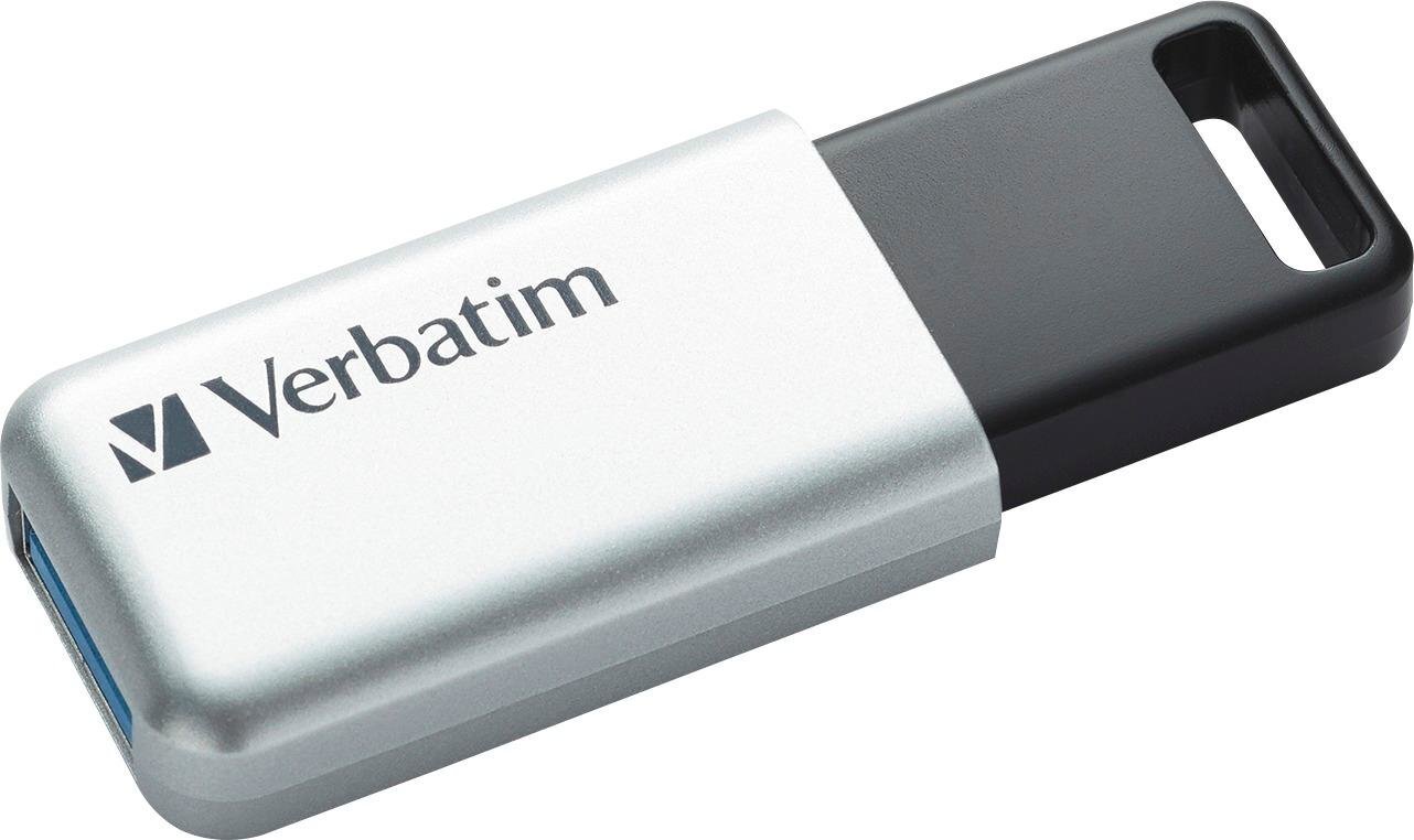USB-tikku Verbatim Secure Pro 64 GB Mustan värinen hinta ja tiedot | Muistitikut | hobbyhall.fi