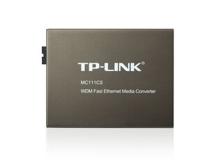TP-Link 20KM/FX-TX MC111CS hinta ja tiedot | Reitittimet ja modeemit | hobbyhall.fi