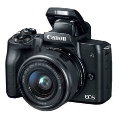 Canon EOS M50 BK M15-45S+M55-200 hinta ja tiedot | Kamerat | hobbyhall.fi