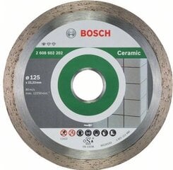 Bosch Best fof Ceramic timanttihiomalaikka 125 mm x 22 mm x 1,8 mm hinta ja tiedot | Käsityökalut | hobbyhall.fi