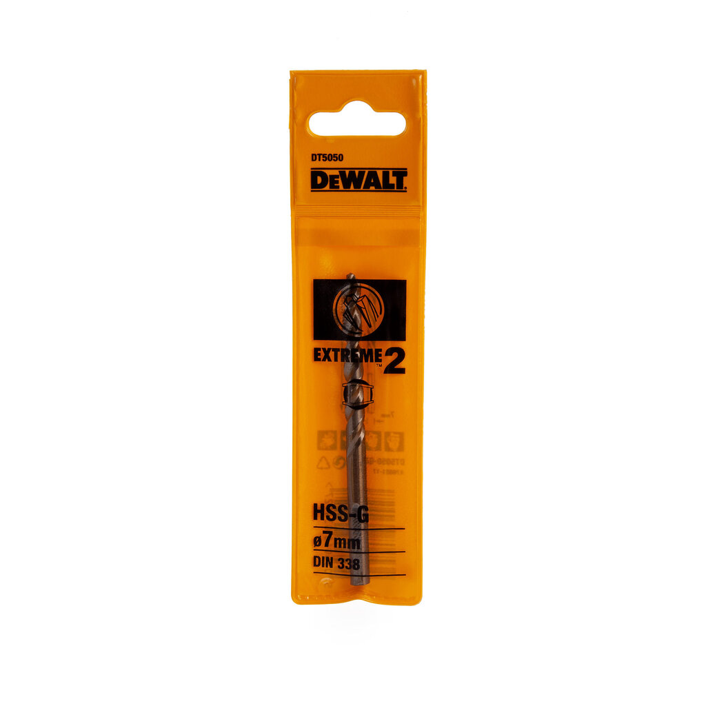 Dewalt HSS 7 mm poranterä (H1-DT5050) hinta ja tiedot | Käsityökalut | hobbyhall.fi