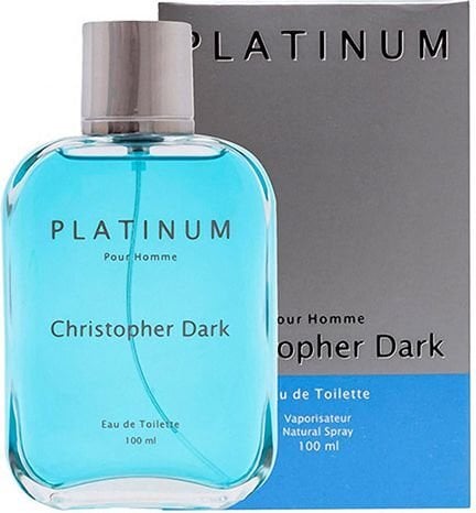 Miesten hajuvesi Christopher Dark Platinum EDT 100 ml hinta ja tiedot | Miesten hajuvedet | hobbyhall.fi