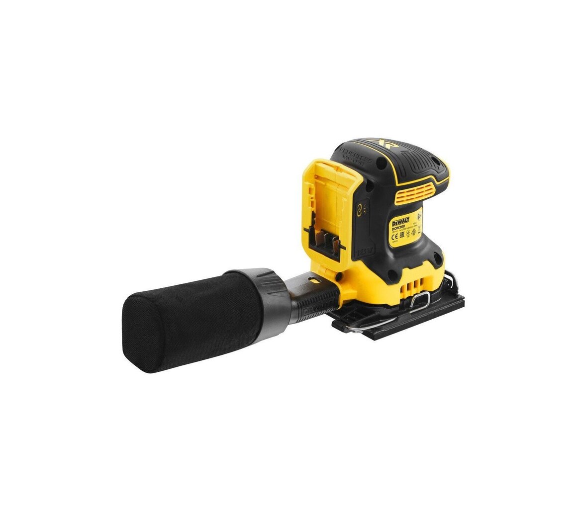 Dewalt DCW200NT-XJ -tasohiomakone, akkukäyttöinen, runkomalli, ilman akkua ja laturia hinta ja tiedot | Hiomakoneet | hobbyhall.fi