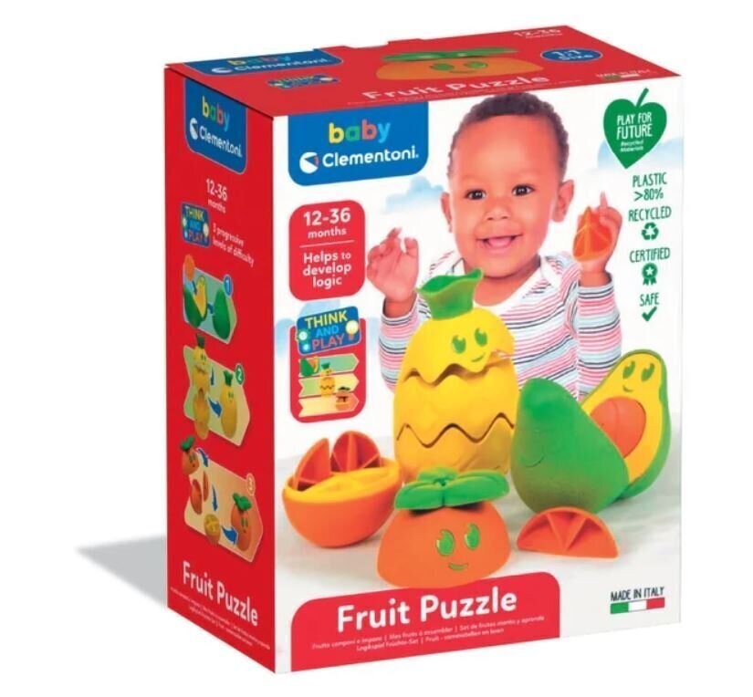 Clementoni's Baby Fruits 17686 -peli hinta ja tiedot | Vauvan lelut | hobbyhall.fi