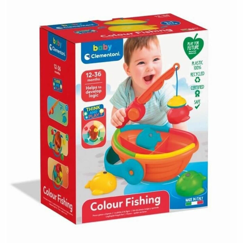 Clementoni Colour Fishing -peli hinta ja tiedot | Vauvan lelut | hobbyhall.fi