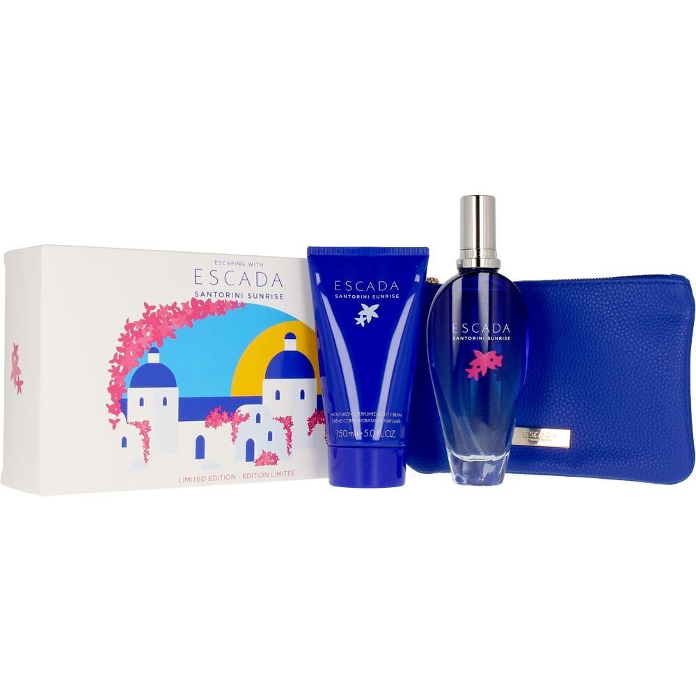 Escada Santorini Sunrise EDT - Hajuvesi naisille, 30ml + kosmetiikkalaukku hinta ja tiedot | Naisten hajuvedet | hobbyhall.fi